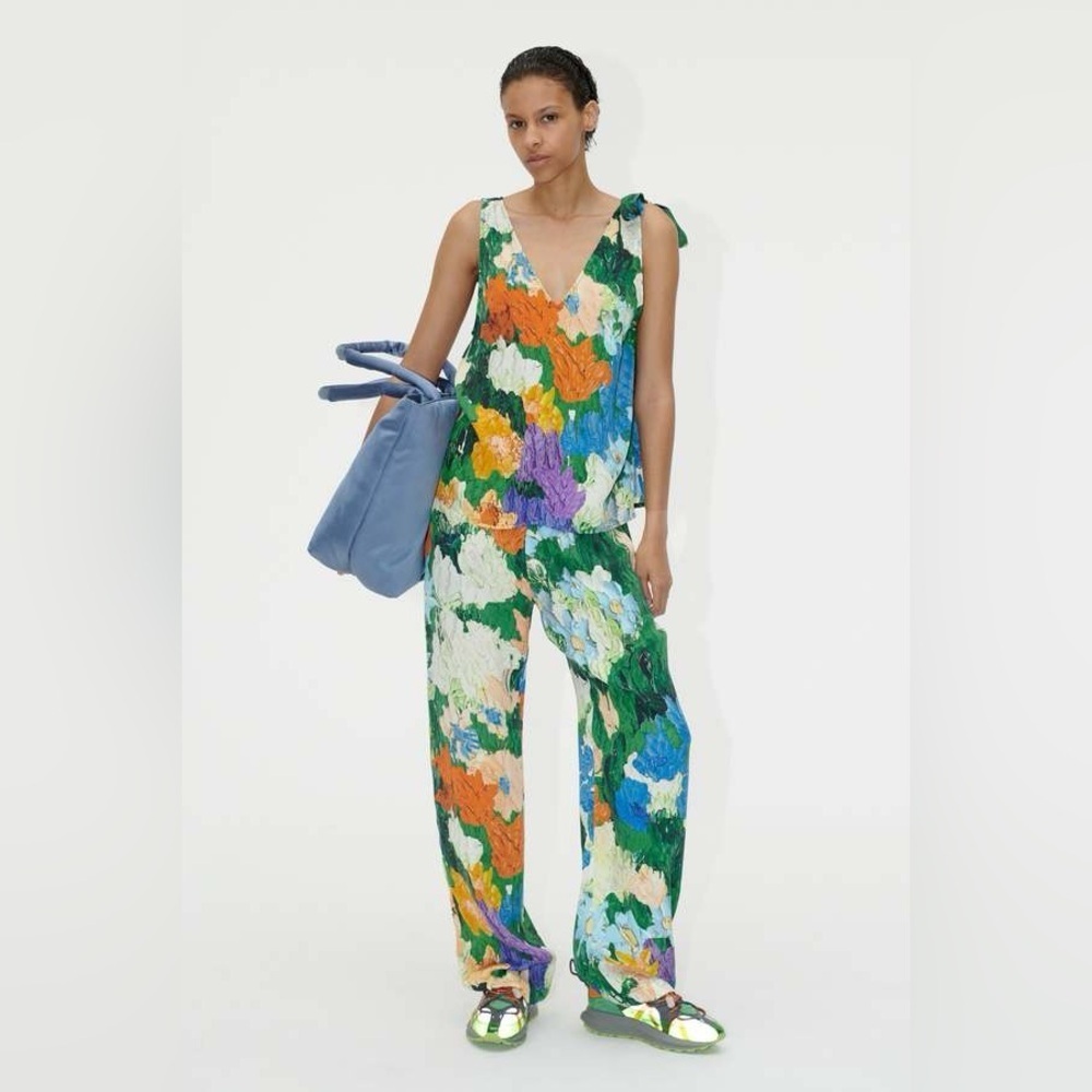 Stine Goya Fatou Pants in Impressionist Garden